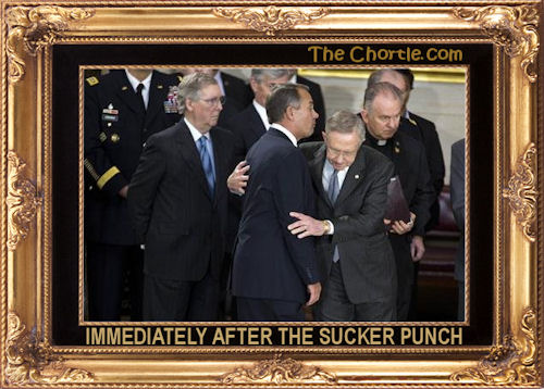 Immediately after the sucker punch