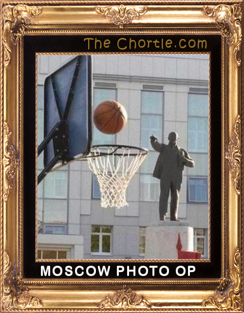Moscow photo op.